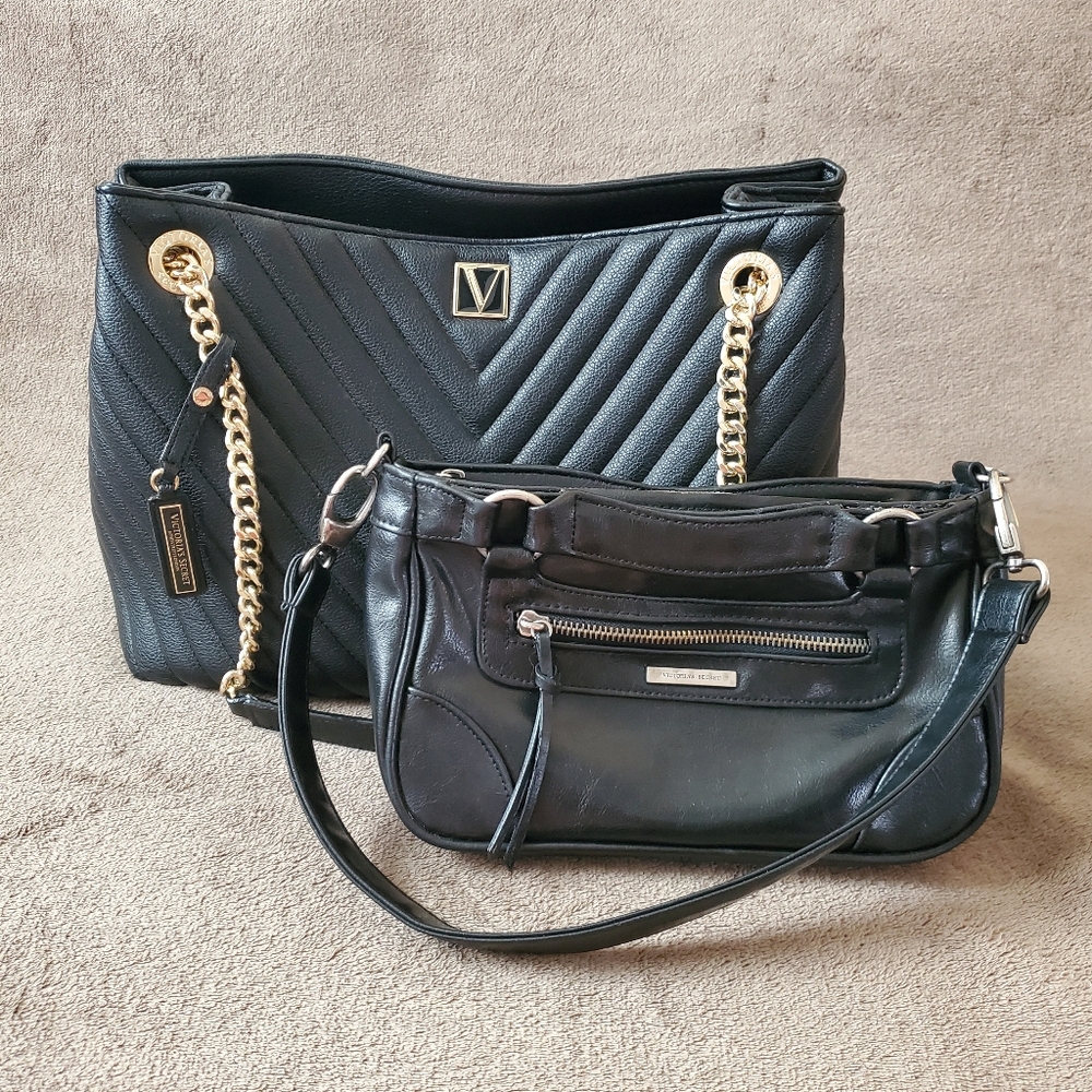 Victorias Secret Chain Tote Bag + Bonus Purse